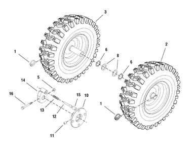 Part Location Diagram of MT712120 Murray FLATWASHER